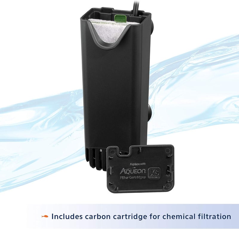 Aqueon QuietFlow E Internal Power Filter Extra Small - 3 Gallon - Image 3